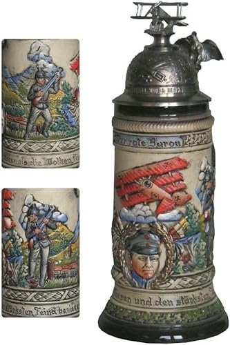 Zöller & Born Cerveza Alemana Stein Rojo Baron Stein alivio parachoques 0,5 litros jarra, taza de cerveza ZO 19429015