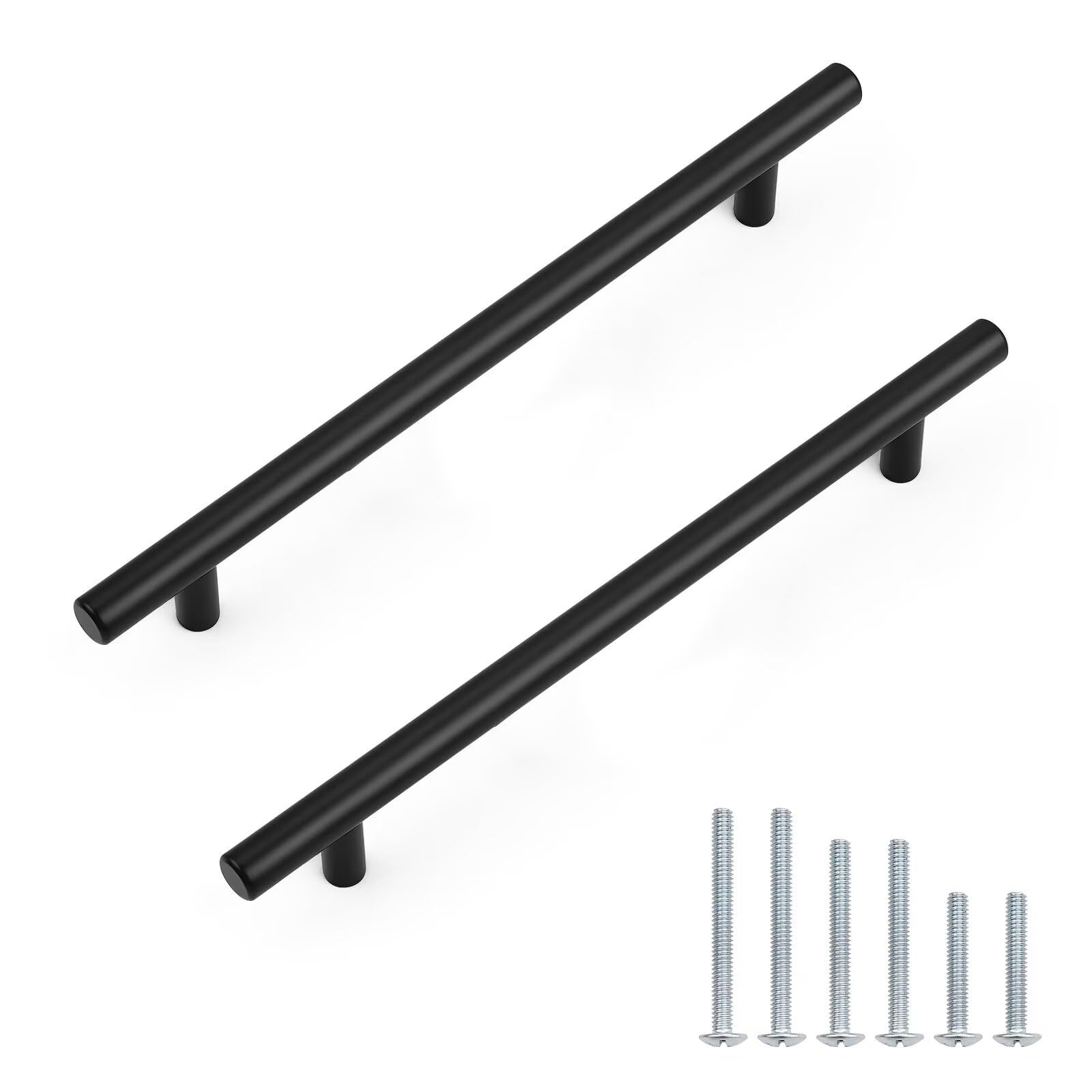 Probrico Black Cabinet Handles & Pulls 3" Hole Centers Round 30 Pack — Amazon image 8