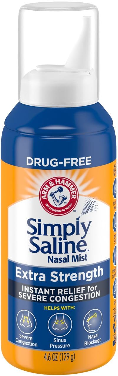 Simply Saline Adult Nasal Mist, Allergy and Sinus, 1.5-Ounce