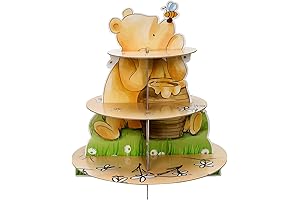 Winnie Cupcake Stand Holder 3 Tier for Winnie Theme Party