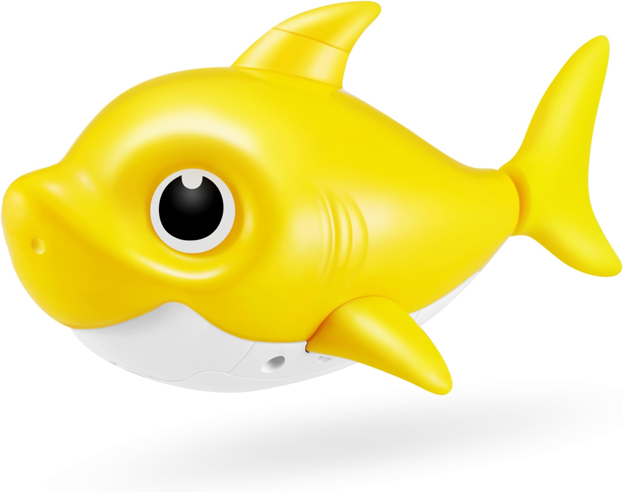 Robo Alive Junior Baby Shark New Silicon Fins Version Swimming Baby Shark (Yellow) by ZURU
