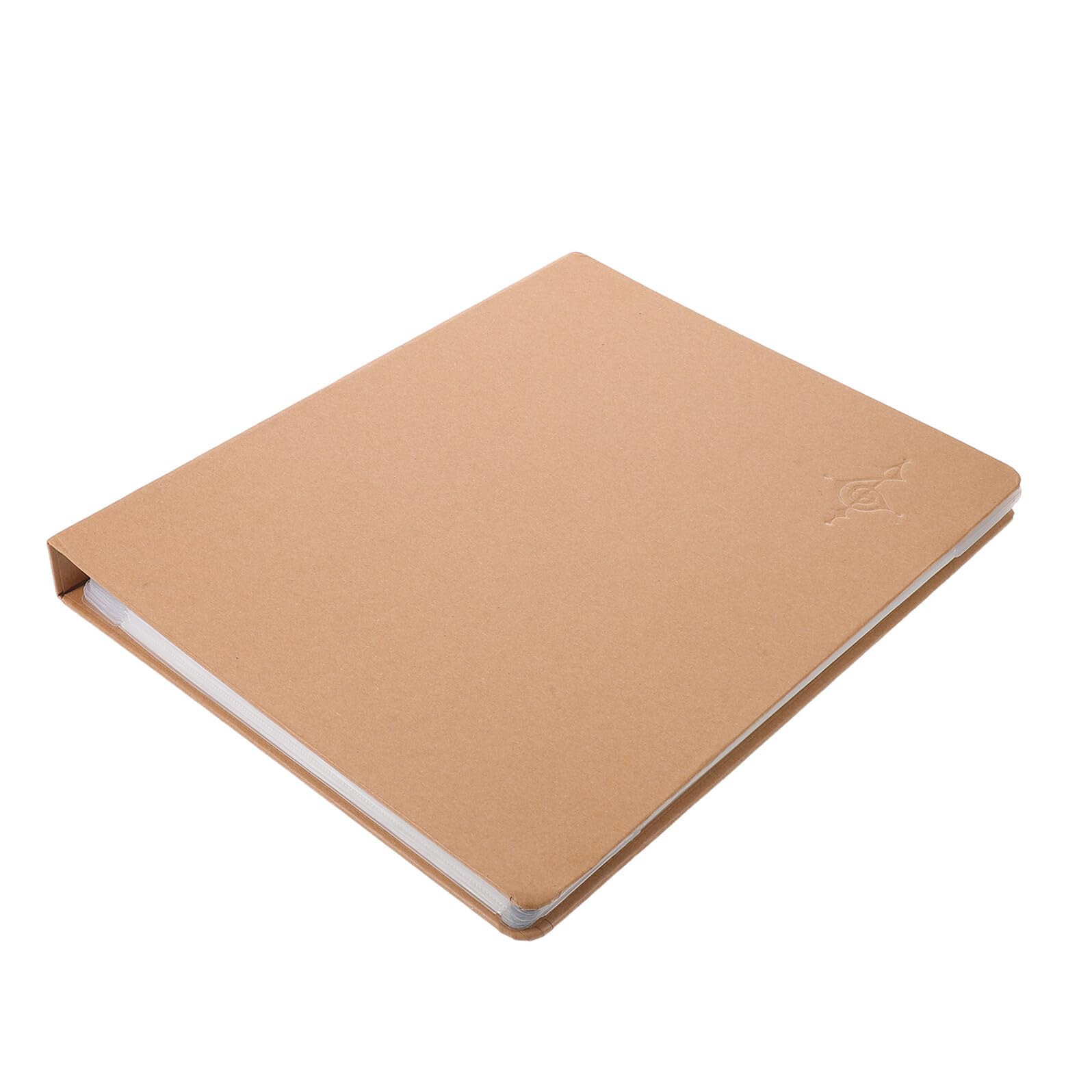 Alasum Carpeta de Partituras de Música de Papel Kraft 9 Agujeros, Soporte para Partituras de Guitarra y Piano, Incluye 20 Hojas Numeradas para Organización en Conciertos y Ensayos