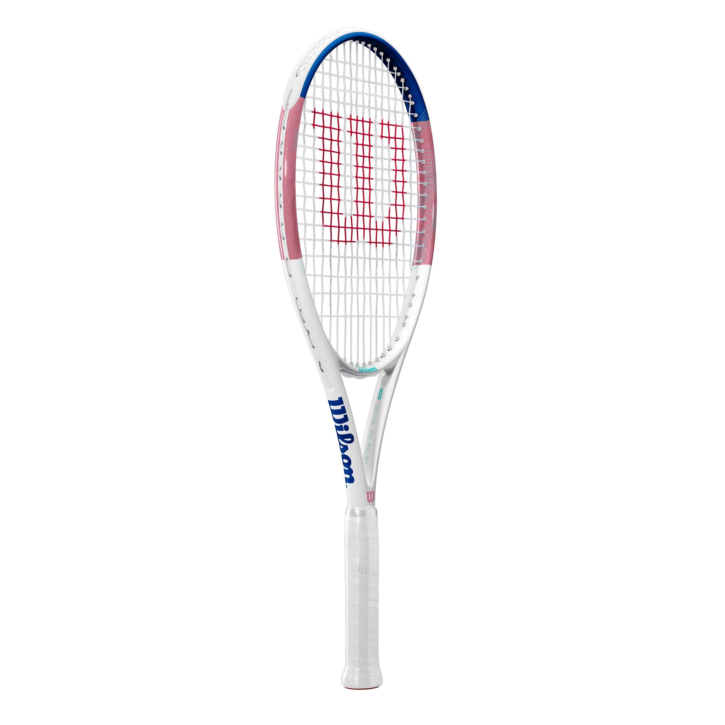 Wilson Allure Raquette de Tennis Pré-cordée Rose Bleu