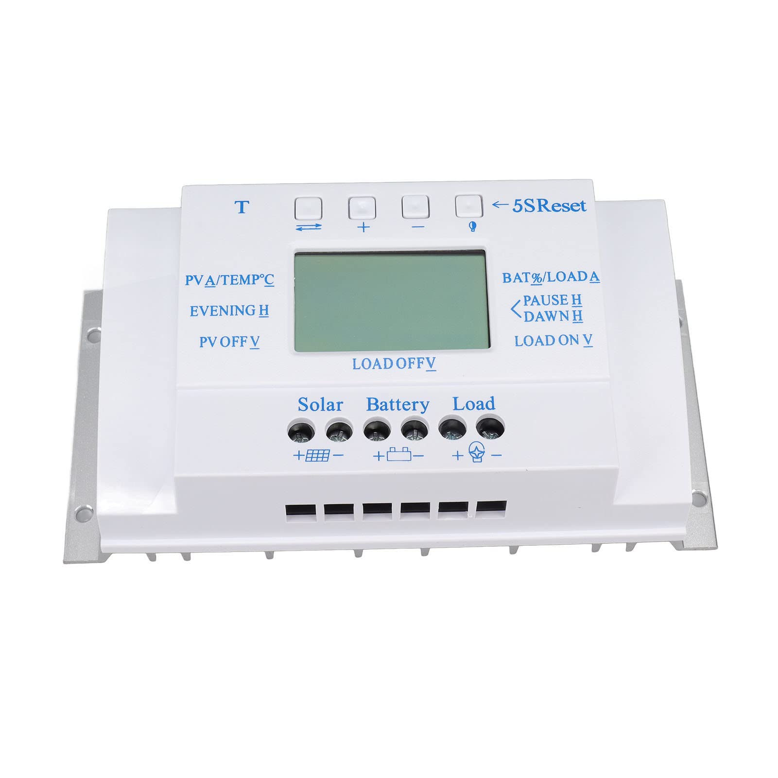 MPPT T40A, regolatore solare 12 V 24 V con schermo LCD, regolatore di pannello solare MPPT per camper, barca, casa, sistema off-grid, inum y