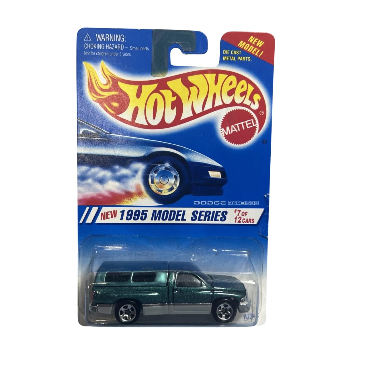 Hot Wheels 1994 1995 Model Series Dodge Ram 1500 7/12, Green