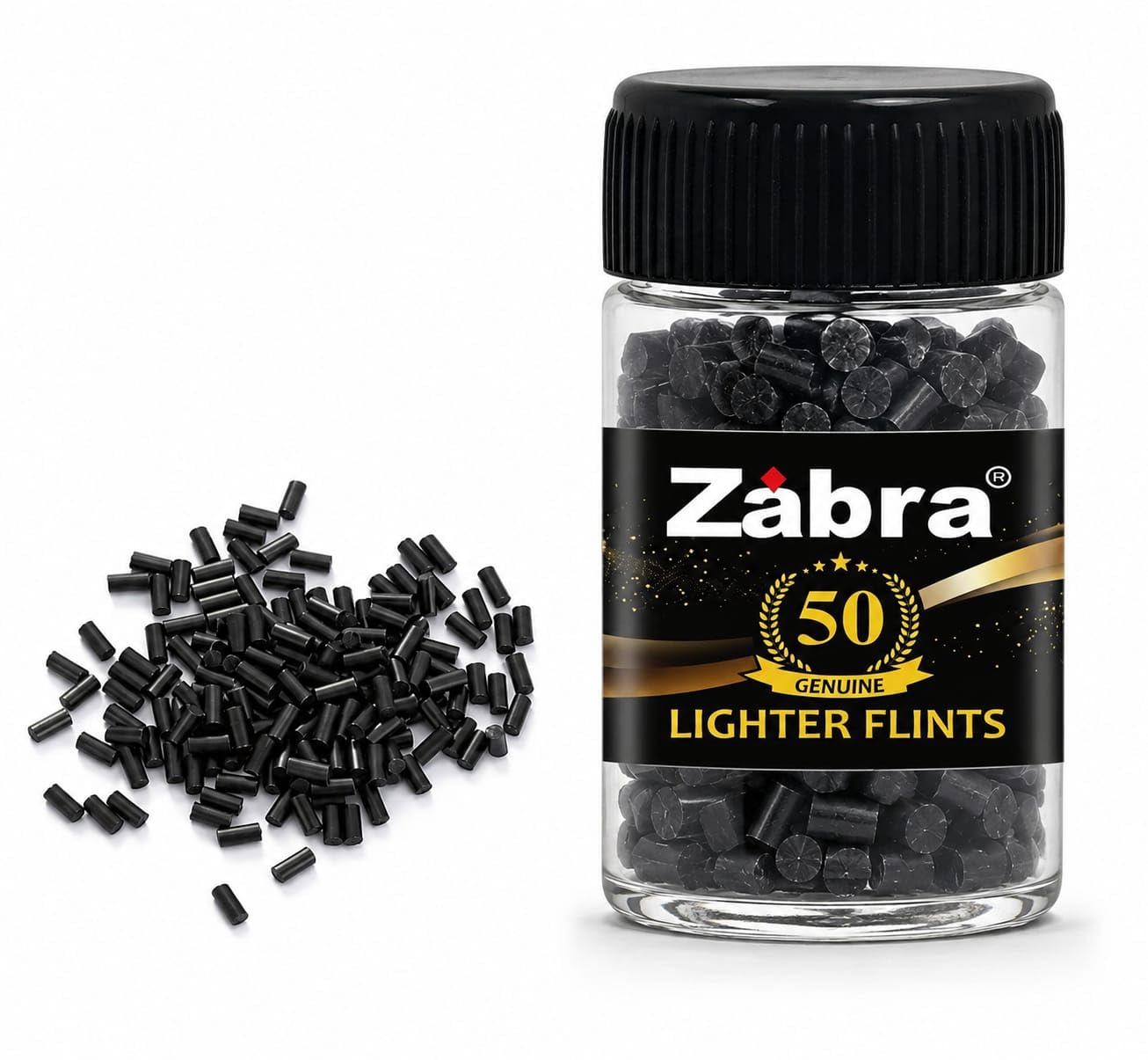 Lighter Flint Stones Pack of 50 pcs for Zippo & Universal Pocket Lighters | Genuine Replacement Flints for Petrol, Kerosene & Gas Lighters | Strong Spark Flint Accessories-image-35