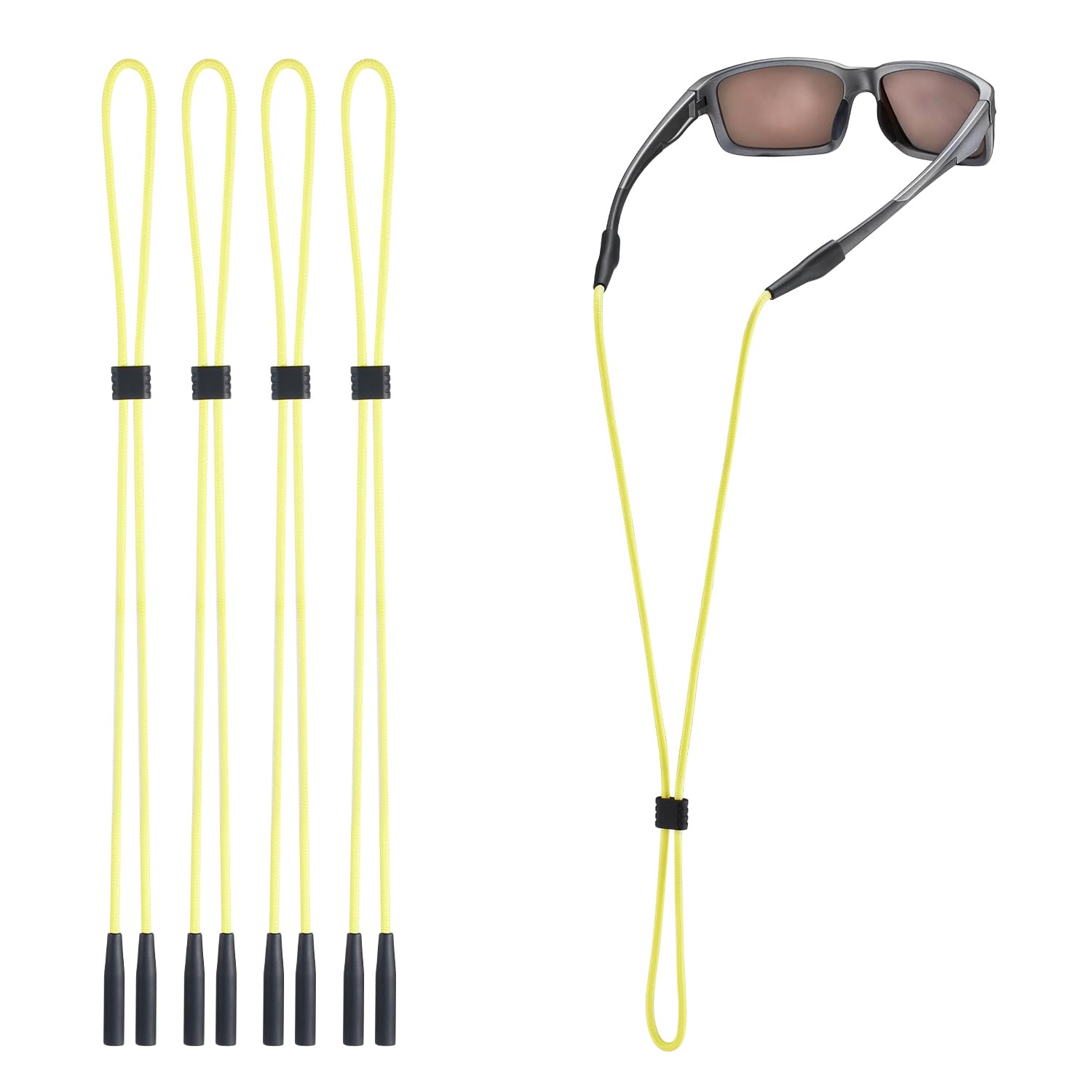 Soporte de correa para gafas, correa para gafas, soportes para gafas alrededor del cuello, correas ajustables para gafas de sol para hombre