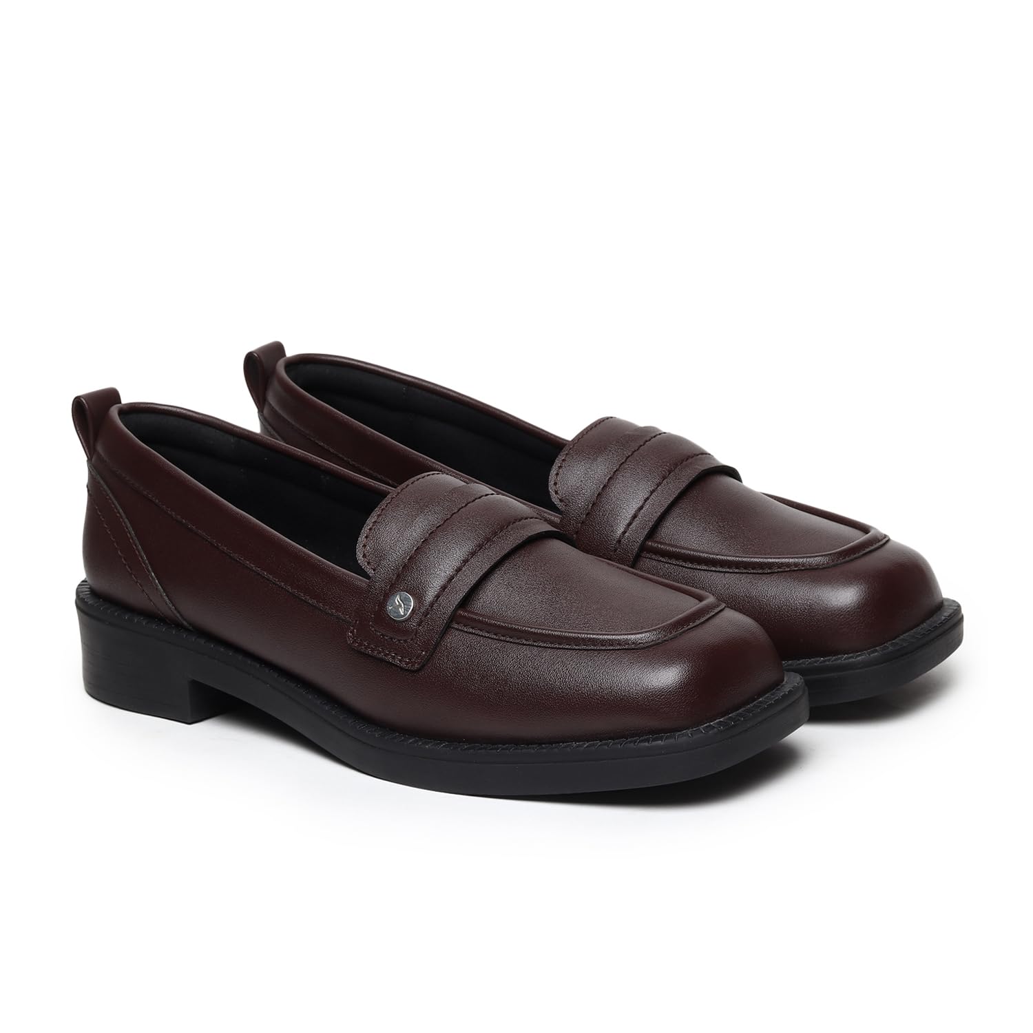yoho Stella 002 Slip-on Loafers for Women | Comfortable & Stylish Block Heel | Fashion Moccasins with Footpharma Footbed | Perfect for Casual, Formal Shoe-picture-31