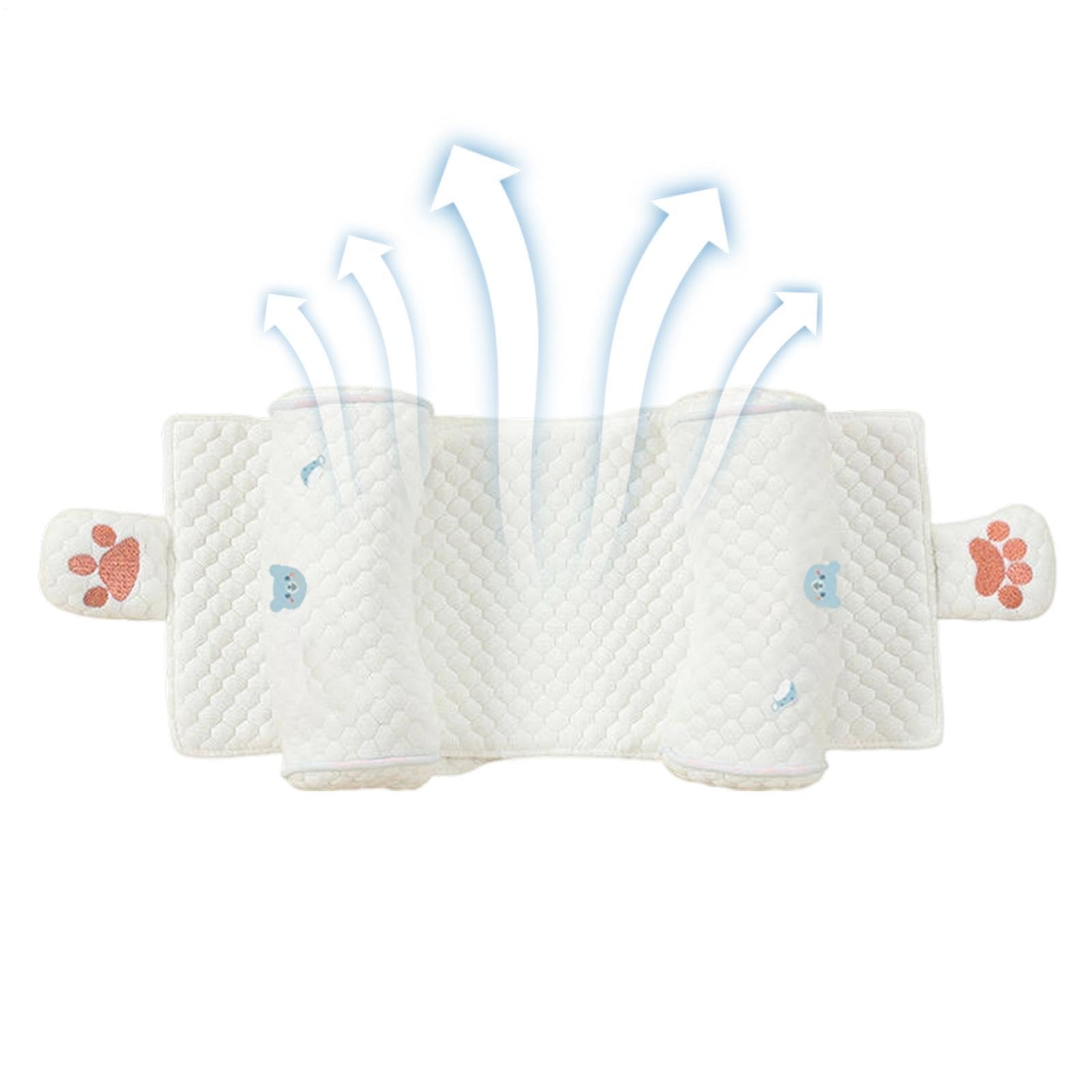 De Almohada para Niños,Almohadilla Suave De Algodón Transpirable | Almohada para Dormir En Cochecito - Niños y Niñas Interior Exterior Hogar Dormitorio Guardería Cama Cuna
