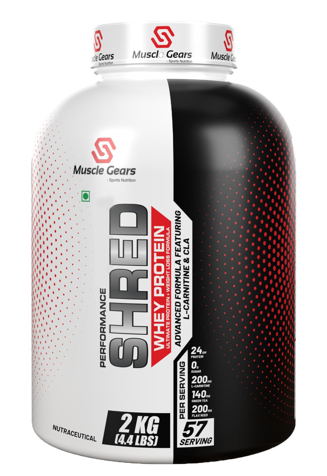 whey protein creatine and l-carnitine Muscle Gears Performance Shred | 24g Protein | 0g Sugar | L- Carnitine & Green Tea | Whey Isolate + Concentrate | Belgian Chocolate Flavor For max results gender:unisex 675 mg Luxxe White Flavor:TangyGlow