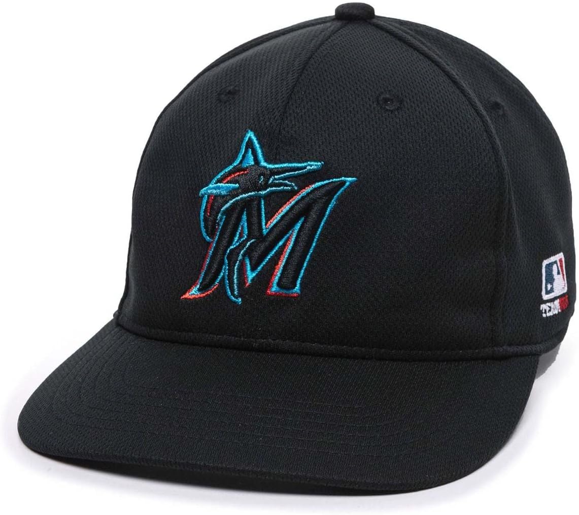 Outdoor Cap MLB Adjustable Performance Cap Youth Marlins