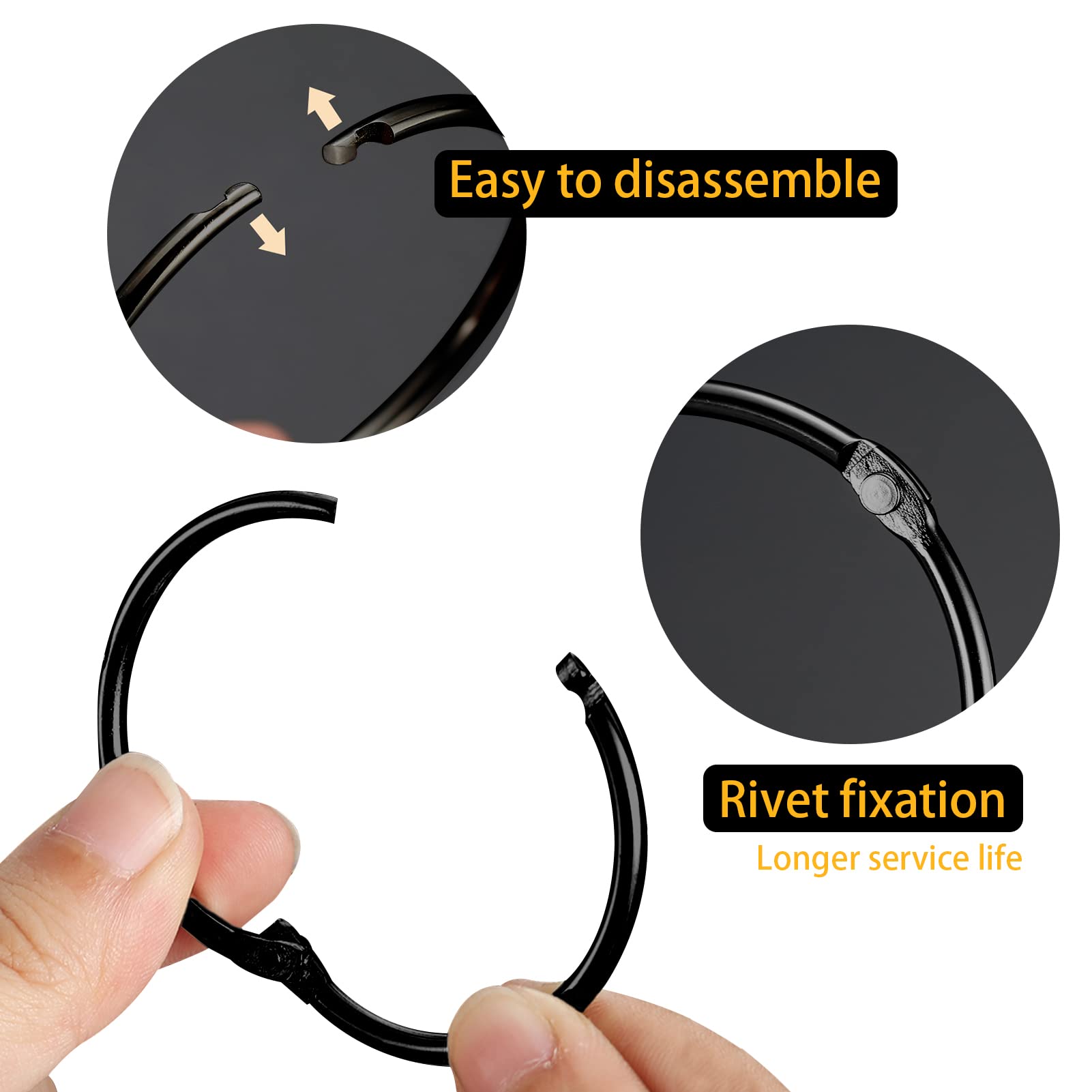 Coolty 32 stuks gordijnoogringen, plastic gordijn- en zeilring, nanoschaal geluiddempende DHZ-ringen 40mm voor raamgordijn, douchegordijn, kleedkamerdeurgordijn (champagnegoud Coolty 32 stuks gordijnoogringen, plastic gordijn- en zeilring, nanoschaal geluiddempende DHZ-ringen 40mm voor raamgordijn, douchegordijn, kleedkamerdeurgordijn (champagnegoud