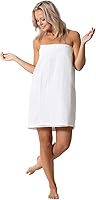 Turkish Linen Women's Waffle Spa Bath Wrap Robe - Quick Dry, Adjustable Closure, Breathable Polycotton, Multiple Sizes & Colors