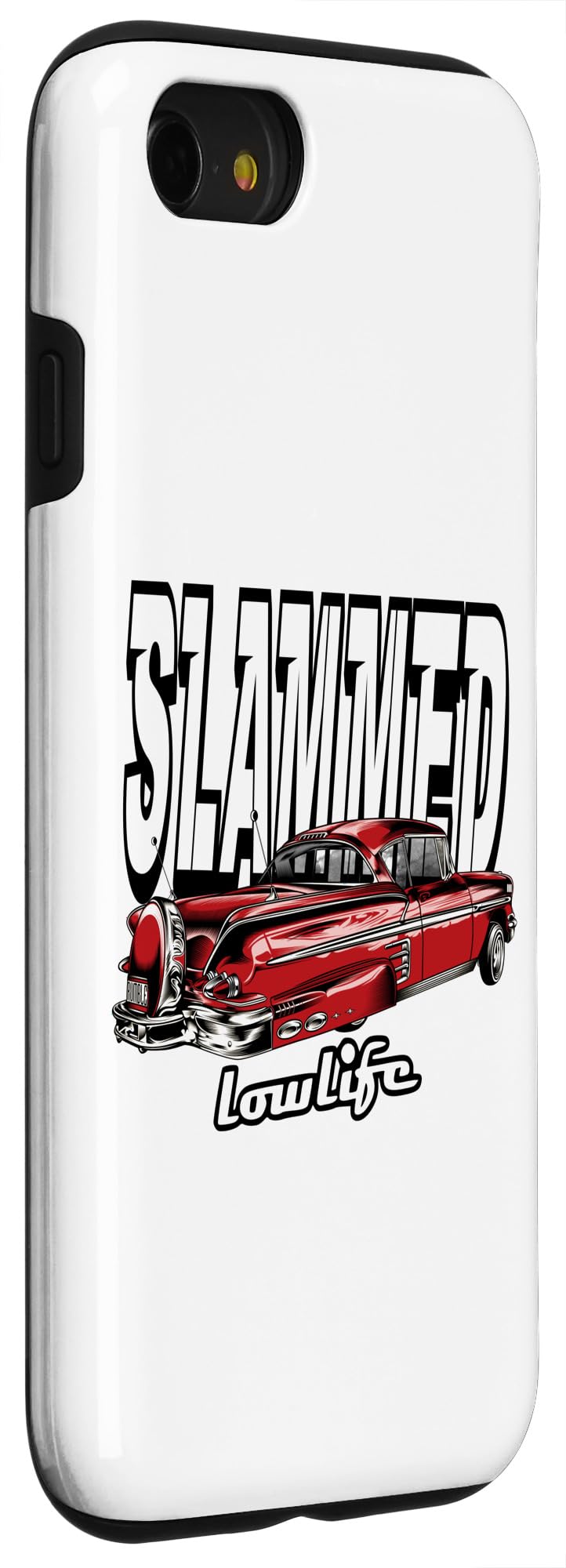 iPhone SE (2020) / 7 / 8 Slammed Custom Car, Lowlife, Lowered Car, Vintage Lowrider Case - Image 3