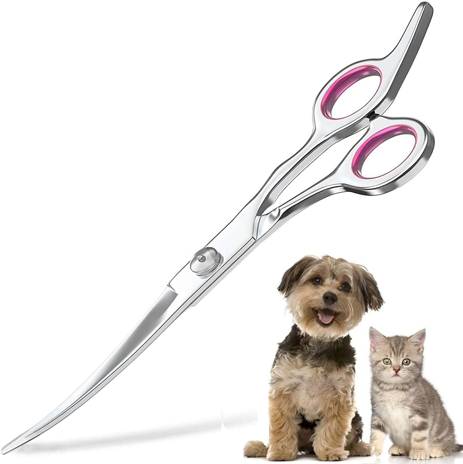 Pet Scissors, Grooming Scissors, 6 Inch Professional Stainless Steel