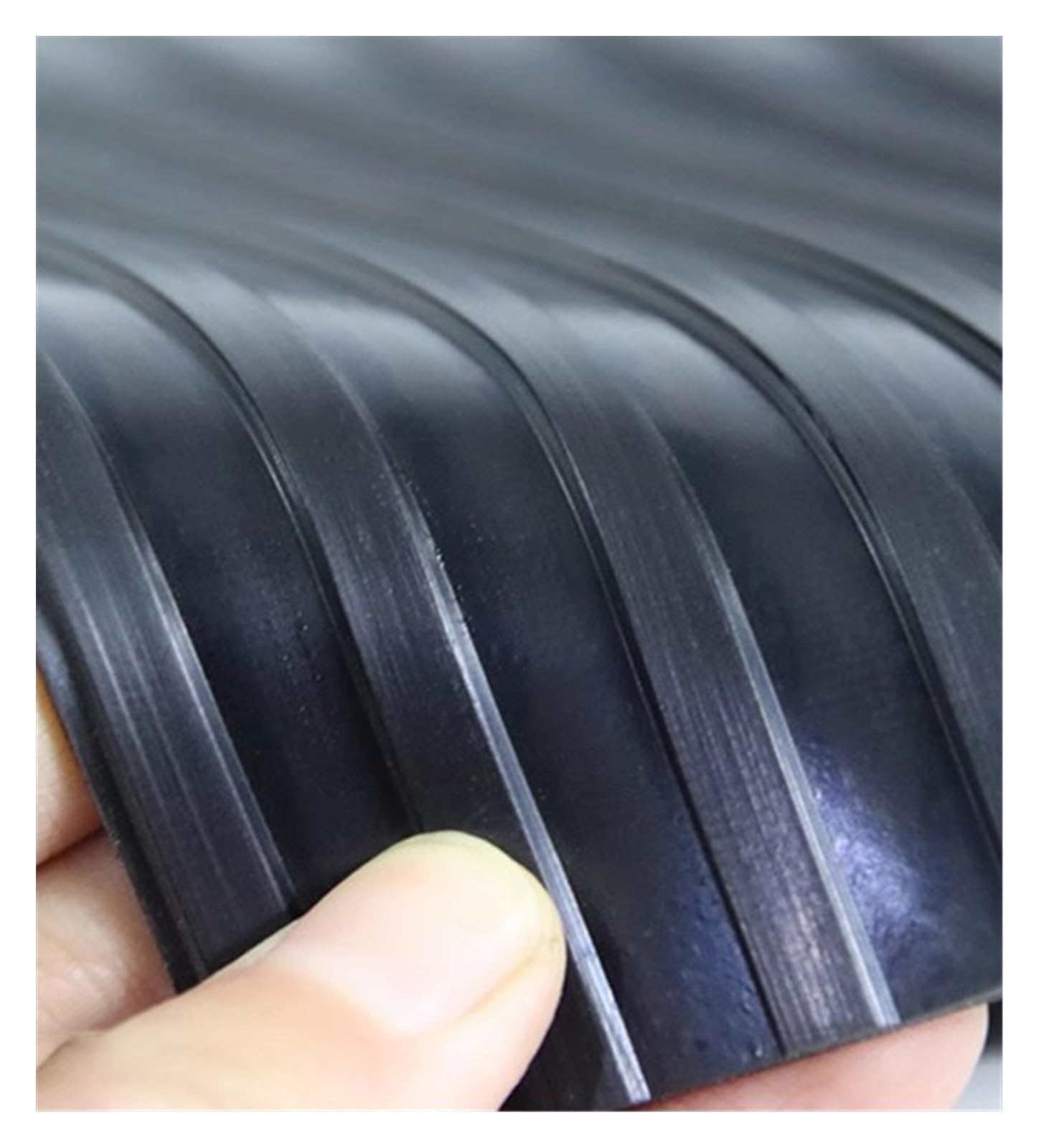 Estera De Goma Acanalada 1m Ancho X 3mm Grosor – Antideslizante Para Garaje, Perrera O Furgoneta – Protege El Suelo (Langdean Rubber)