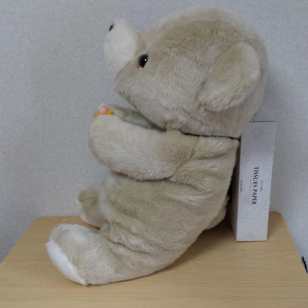 Amazon.co.jp: 三英 くま ぬいぐるみ クマ レトロ 当時物 高さ約52cm 