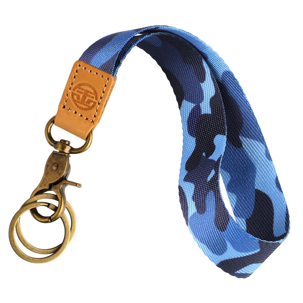 Glodentai Unisex Sea Cute Wrist Lanyard For Keys, Keychain, Wallet, Id Holder, Cell Phone, Wristlet Lanyard Key Chain Holder (Sea)