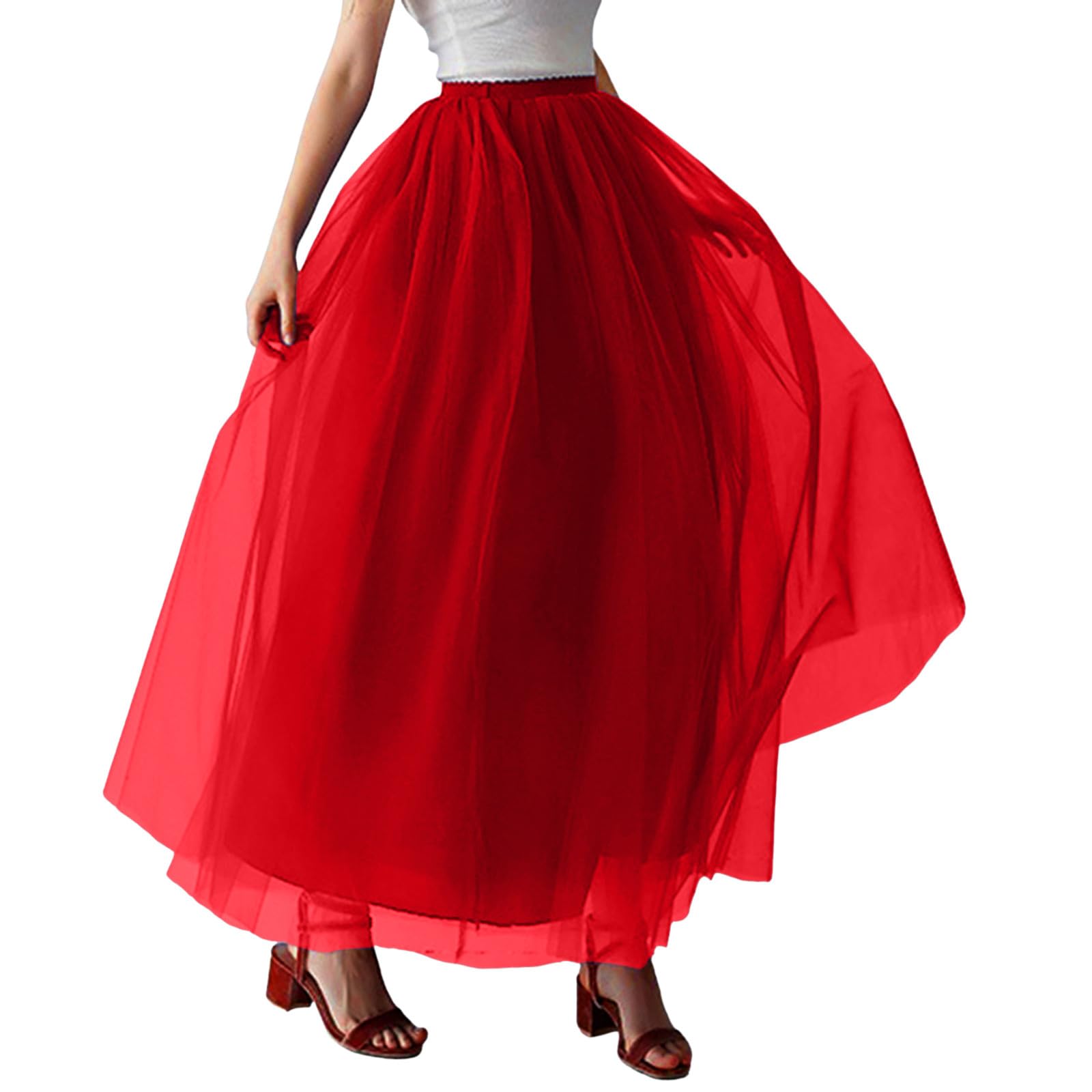 Robe d'invitée de mariage 2026 pour femme, robe tutu mi-longue en maille pour adulte