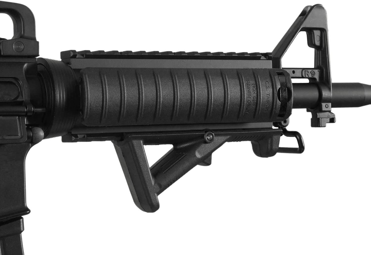 KOSxBO Premium Airsoft Angled Fore Grip/Foregrip - czarny, do szyn tkowych (20-23 mm)