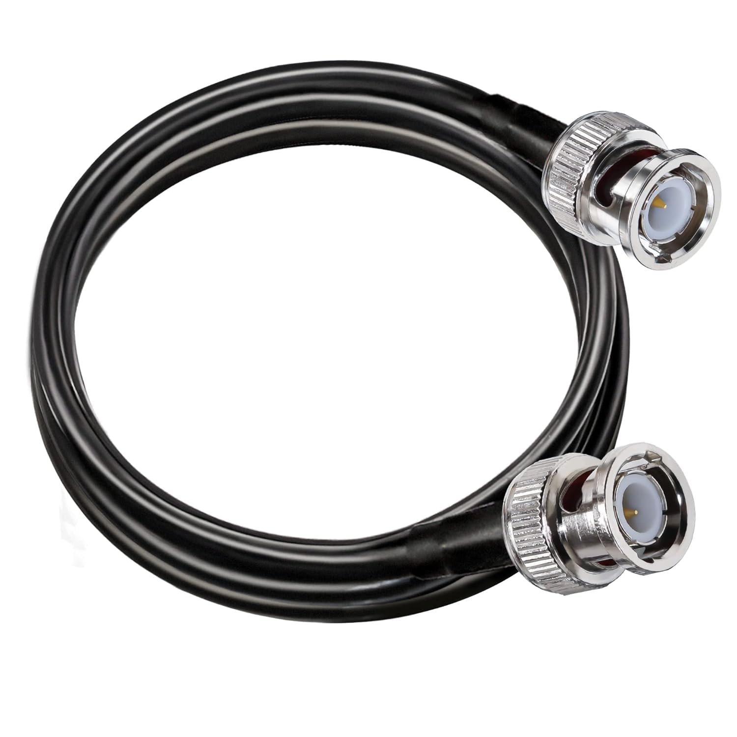 NBR BNC Male to BNC Male Coaxial Jumper Extension RF Antenna Cable RG58 for Security Camera, Audio & Video.Wifi- 2 Mtr.-image-36