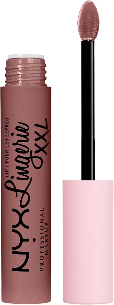 NYX PROFESSIONAL MAKEUP Lip Lingerie XXL Lápiz labial líquido mate - Unhooked (Beige tonificado gris)