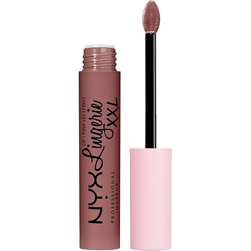 NYX PROFESSIONAL MAKEUP Lip Lingerie XXL Matte Liquid Lipstick - Unhooked (Grey Toned Beige)