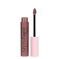 Vista 36 de NYX Professional Makeup, Lingerie XXL - Lápiz labial líquido mate, color Strip'd Down (beige coral)