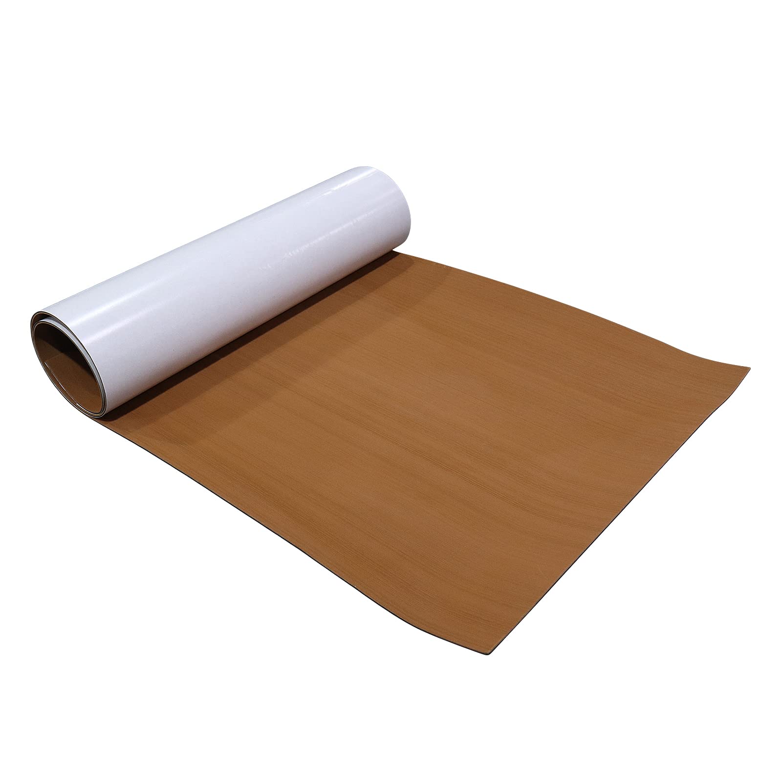 Hzshark Boat Flooring EVA Foam Decking Sheet Self Adhesive Kayak Decking Material 94.5"/47.2"x17.7" Marine Flooring Carpet Cooler Tops Non-Slip Surfboard Traction Pad for RV Flooring Swimming Pool