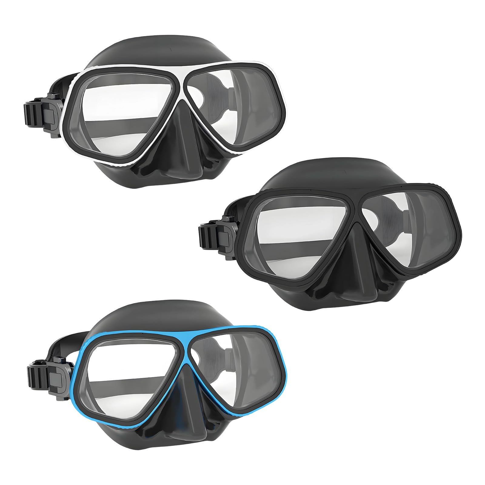Diadema ajustable con revestimiento protector para gafas, cómodo sellado, para adultos, jóvenes, entrenamiento, buceo