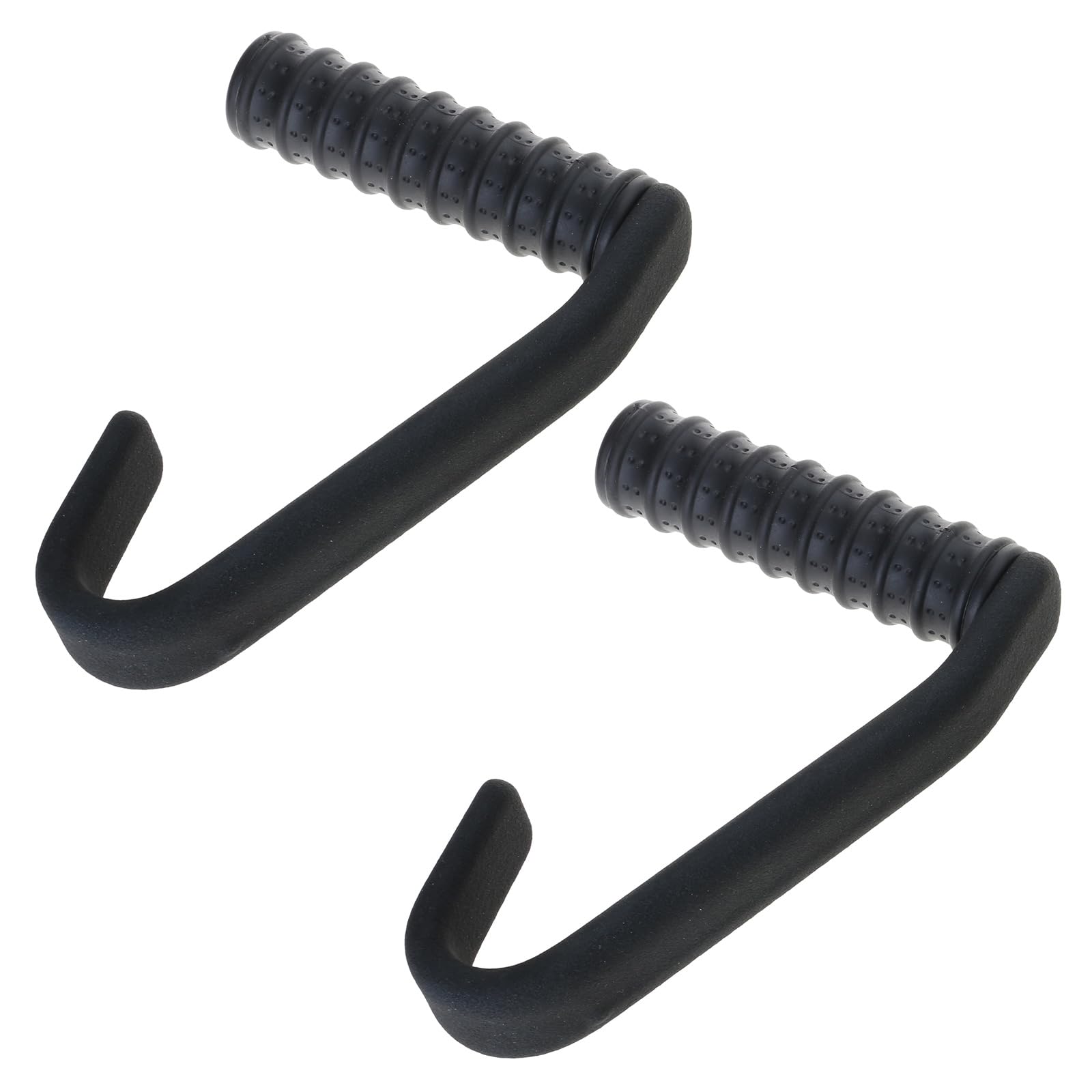 Uchwyt z hakiem do fitnessu miękki owinięty drążek treningowy w kształcie litery C uchwyt fitness uchwyt do wyciągania kabli mocowania maszyny uchwyt treningowy do opaski oporowej owijka