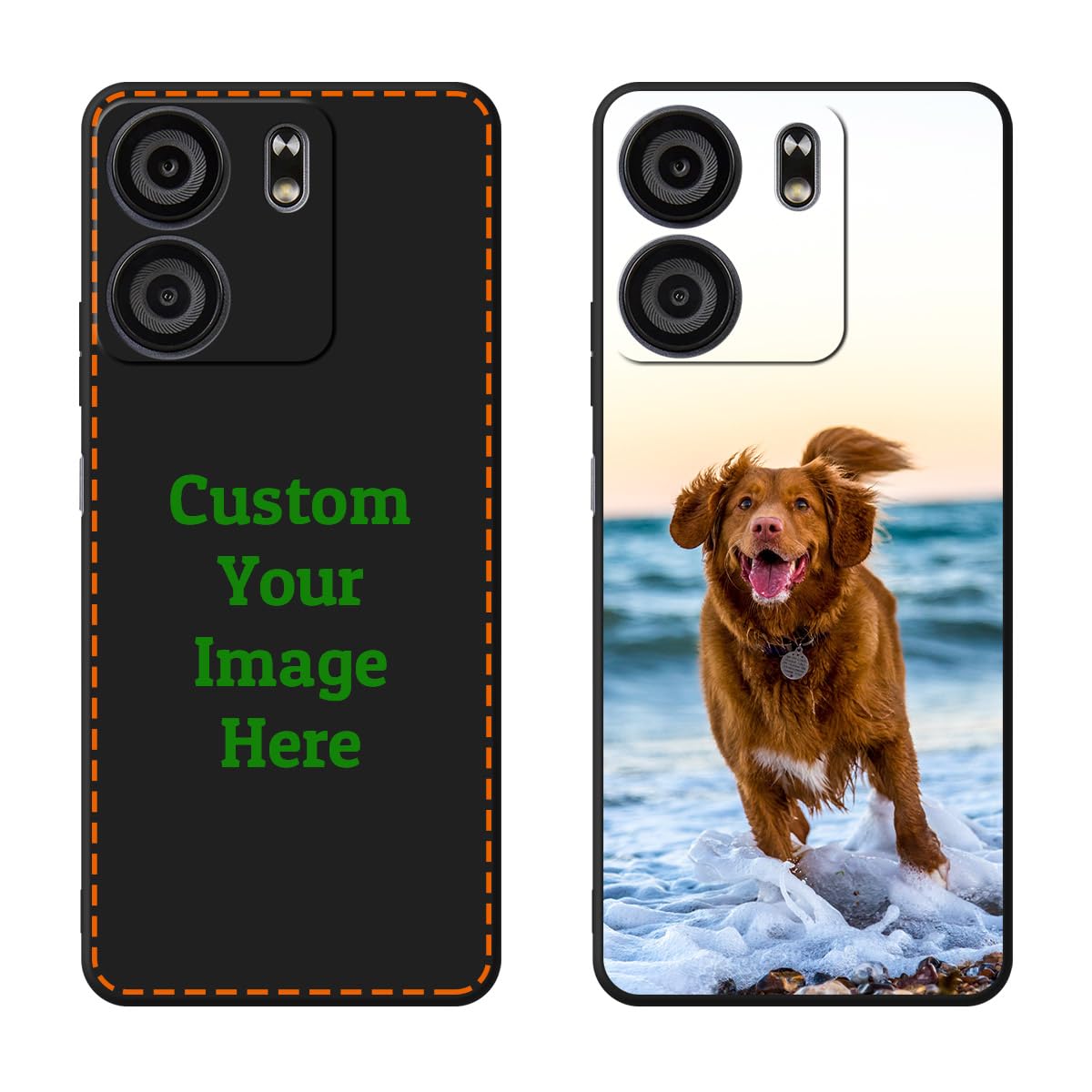 Klsify Custom Photo Case for BLU View 5 Customized Your Own Personalized Image Text Picture Design Shockproof Protective Black Soft Phone Cover Shell