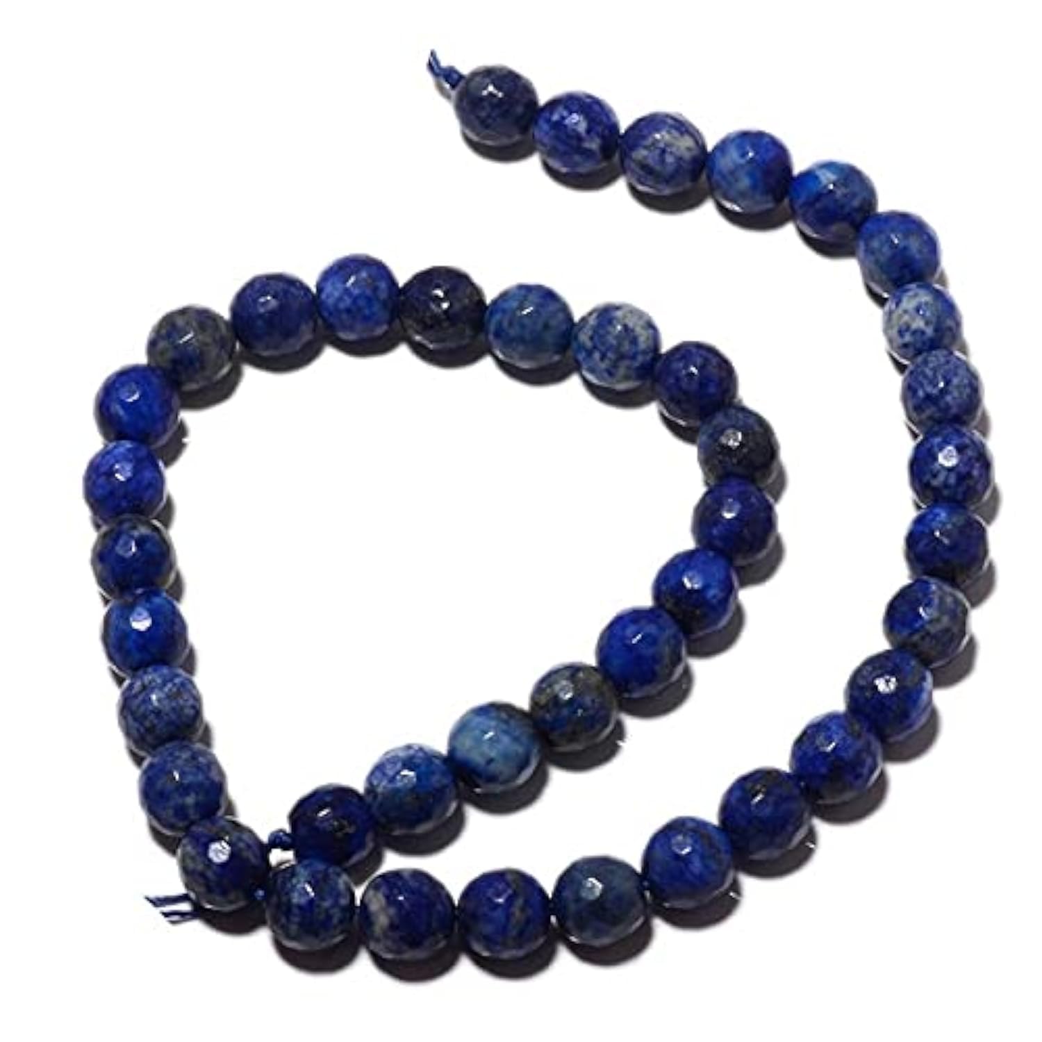 Perles de lapis-lazuli 6mm pour atelier de bijoux DIY bohème