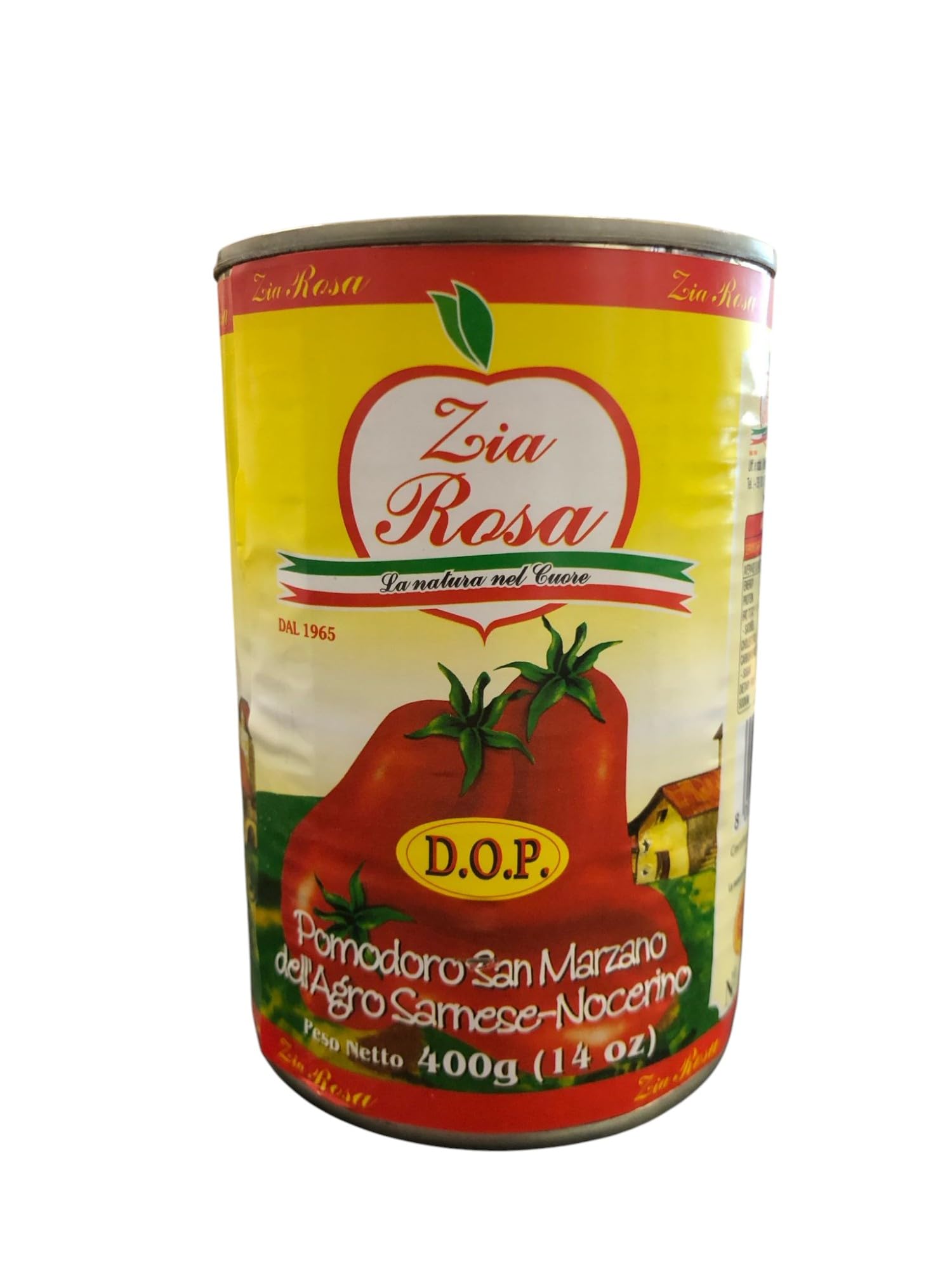 Pomodoro San Marzano dell'Agro Nocerino-Sarnese Tomaten in Dose 48 x 400g | Origine Campania, varietà pregiata; ganze Früchte für Sugo, Pizza, Ragù und authentische Küche, Gesamtnettogewicht 19,2 kg