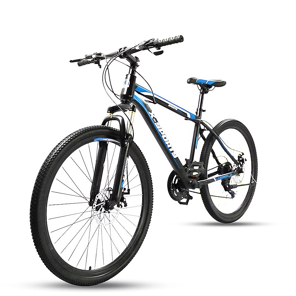 Coolbaby Mountain Bike 26 Inch With Iron Mountain Frame, Featuring 38mm Suspension Fork And 21 Speed Shifter, Disc Brake And Anti-Slip Bicycles Ae