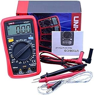 UNI-T UT33C Plus Digital Palm Size Multi Meter Voltmeter Ammeter Resistance LCR and Temperature with Backlight - 2724672416201