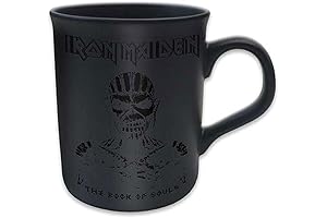 Iron Maiden Book Of Souls Matt Black on black Official boxed Mug