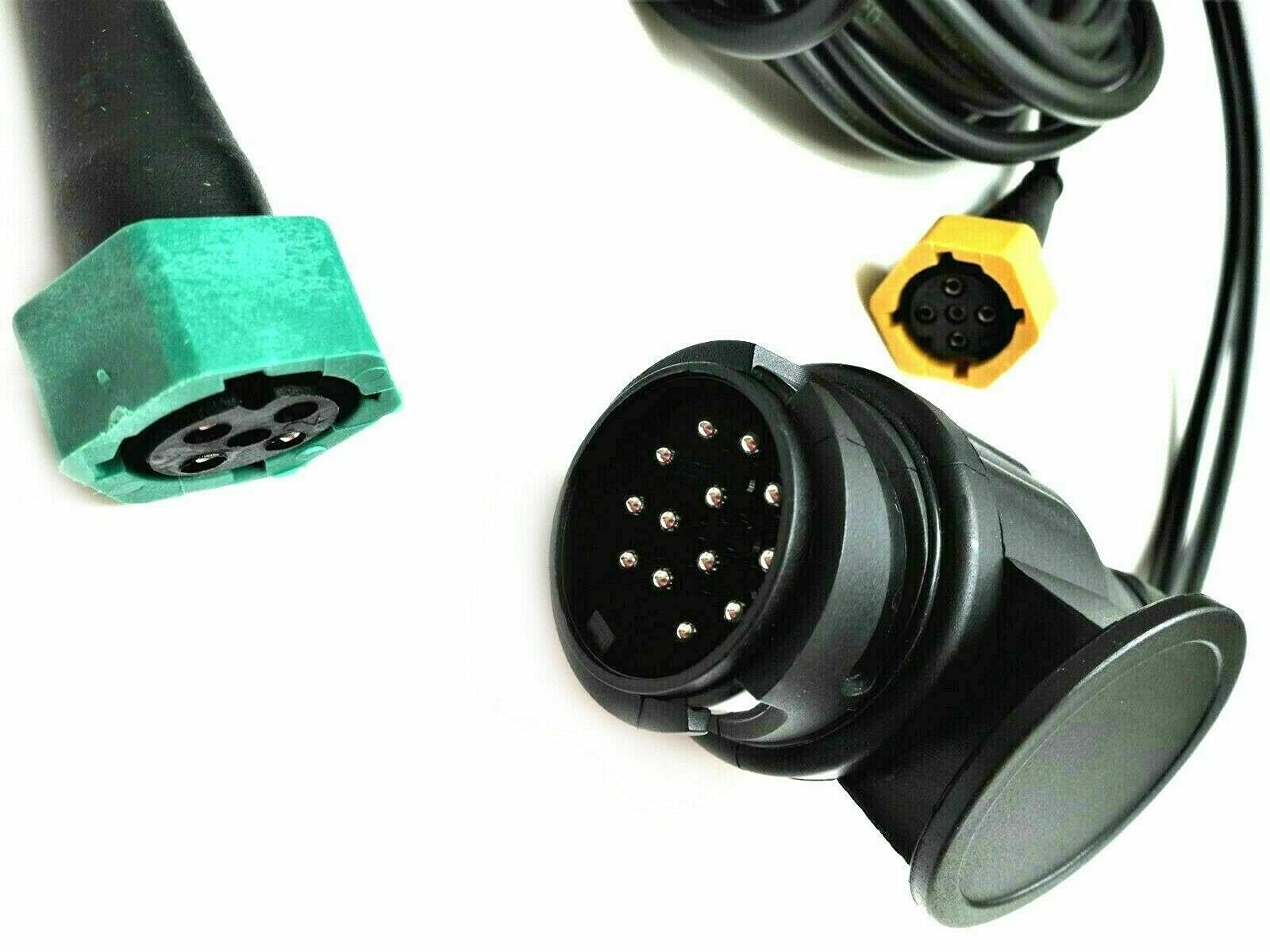 2x LED Rückleuchte 6-functional dynamische Blinker Laufblinker 5 PIN Bajonett mit Kabel 4m Anhängerbeleuchtung