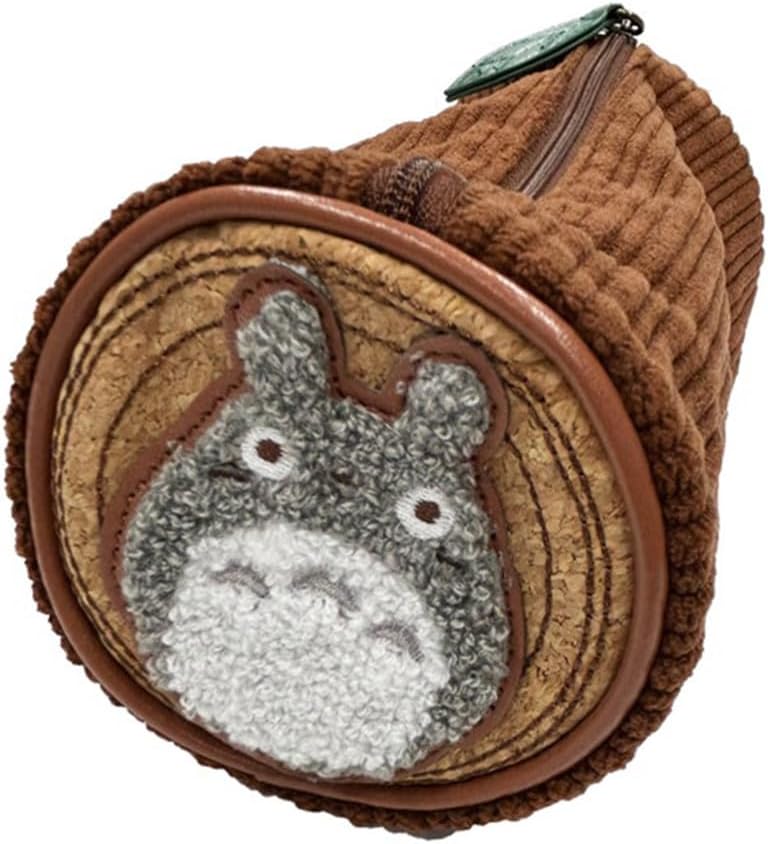 Marushin My Neighbor Totoro Log Corduroy Cork Gift Pencil Case Horizontal Pouch 8xW18cm