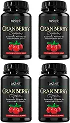 Kit 4 Cranberry Oxicoco 500mg - 60 Cápsulas Bioklein