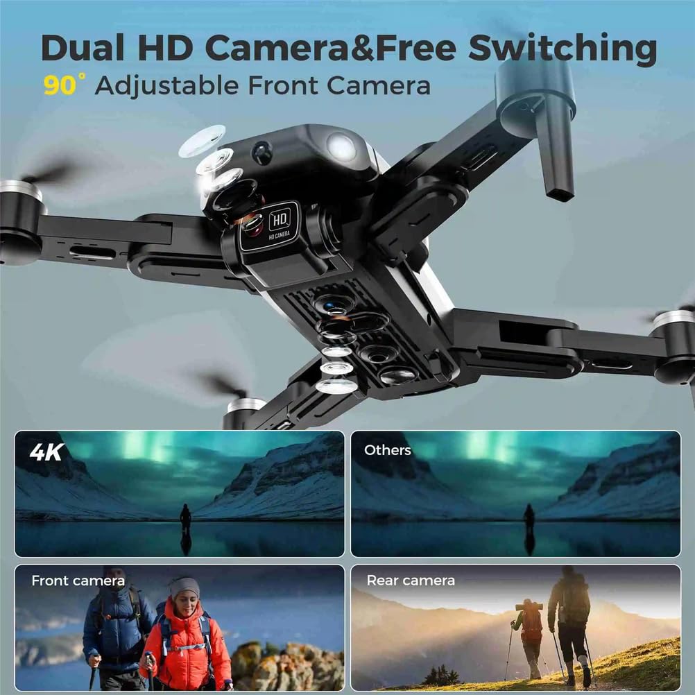 Single battery,nowy dron rc bezszczotkowy silnik długi czas lotu gps dron quadrocopter z pilotem zdalnego sterowania dron