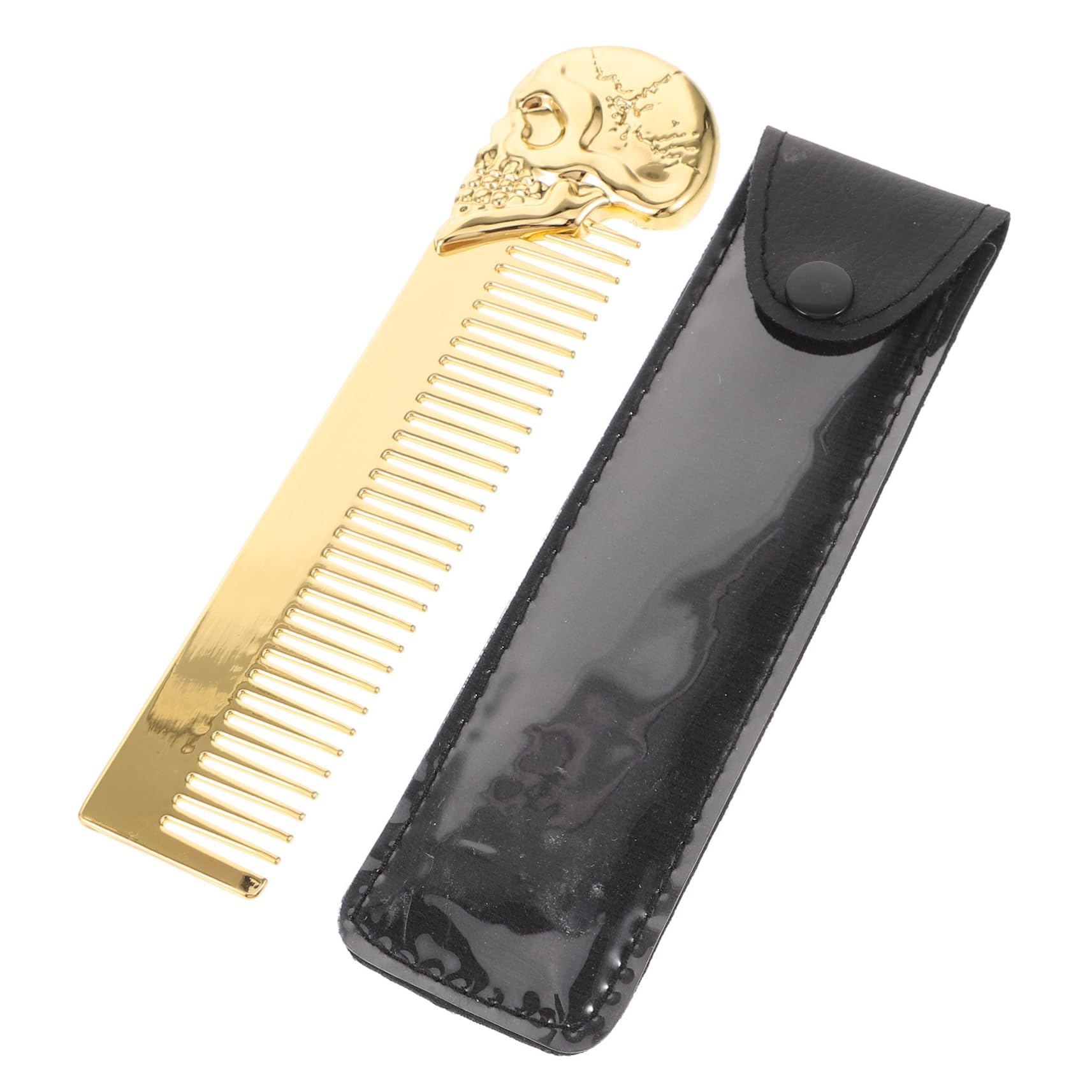 Beavorty 5 Stück herrengeschenkidee men accessories kalanchoe beard care set bartpflege set Schermaschinen Entwirrer Gesicht Bausatz Pferdeschwanz Fön Scherenschutzhalter Herren Bartkamm Pu