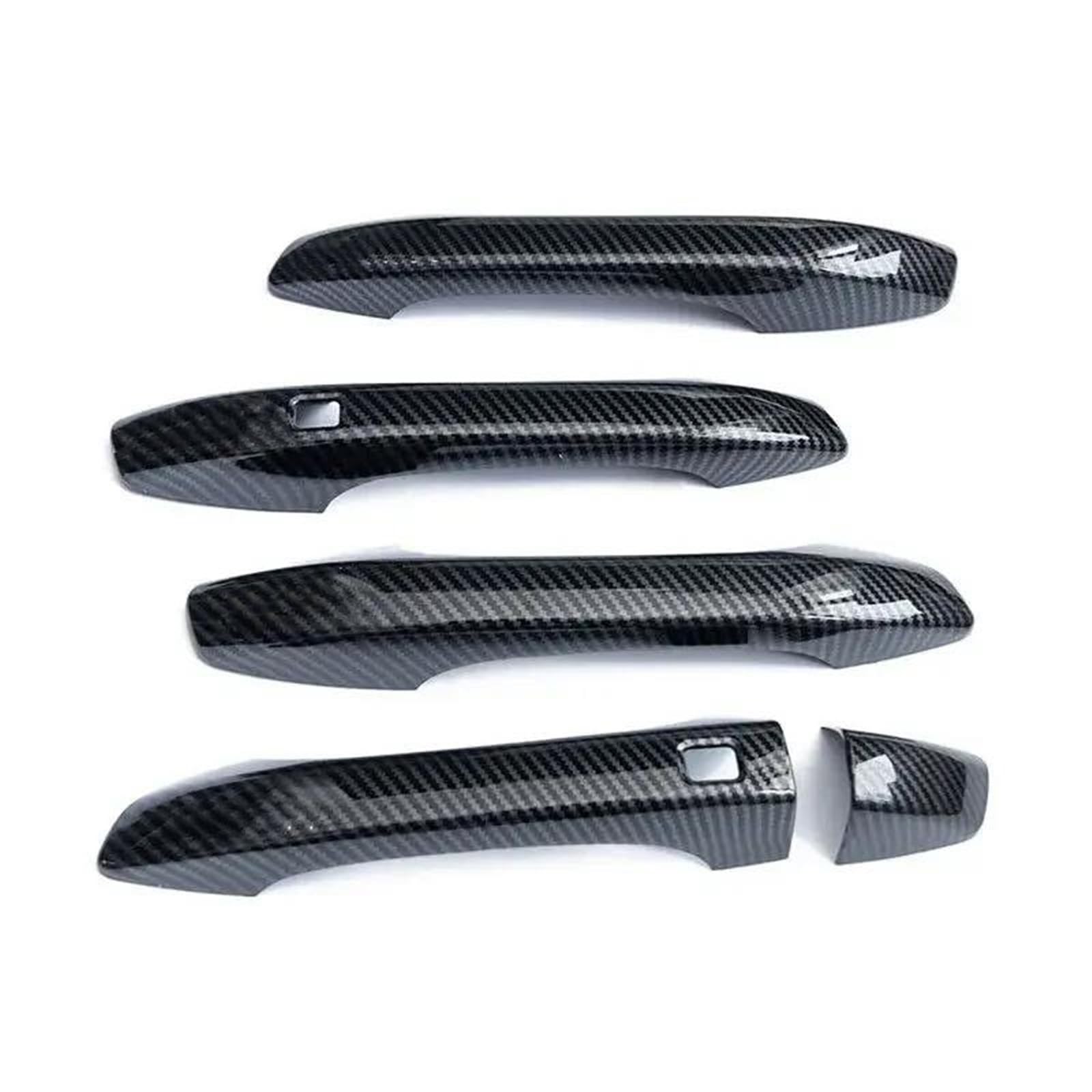 YESKIT LHD Car Style Exterior Door Handle Cover Trim Smart Keyhole Decor for Kia for Optima K5 2021-2023(Carbon)
