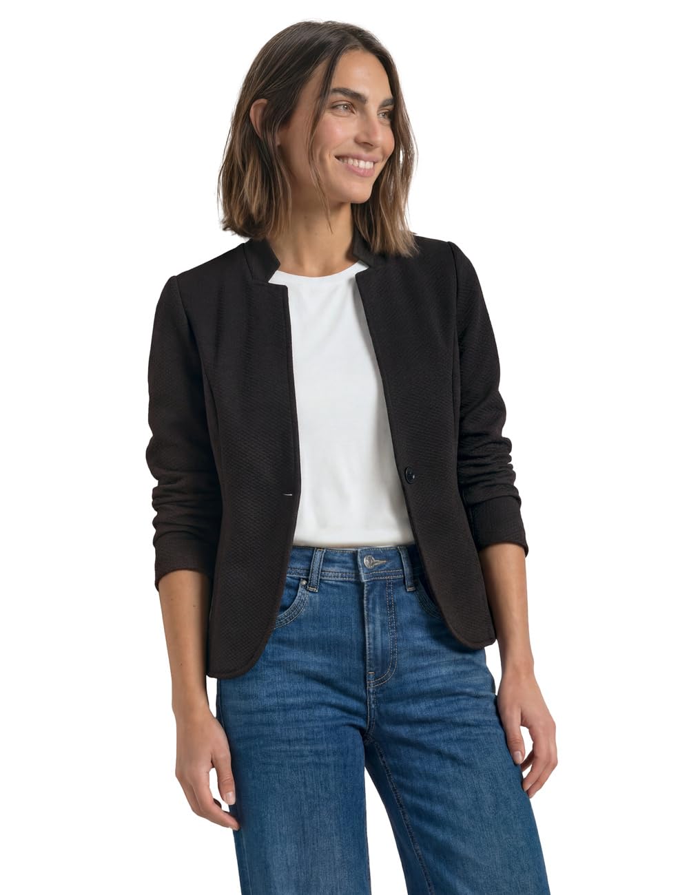 Street One Blazer with Lapel Collar and Structure Black 36