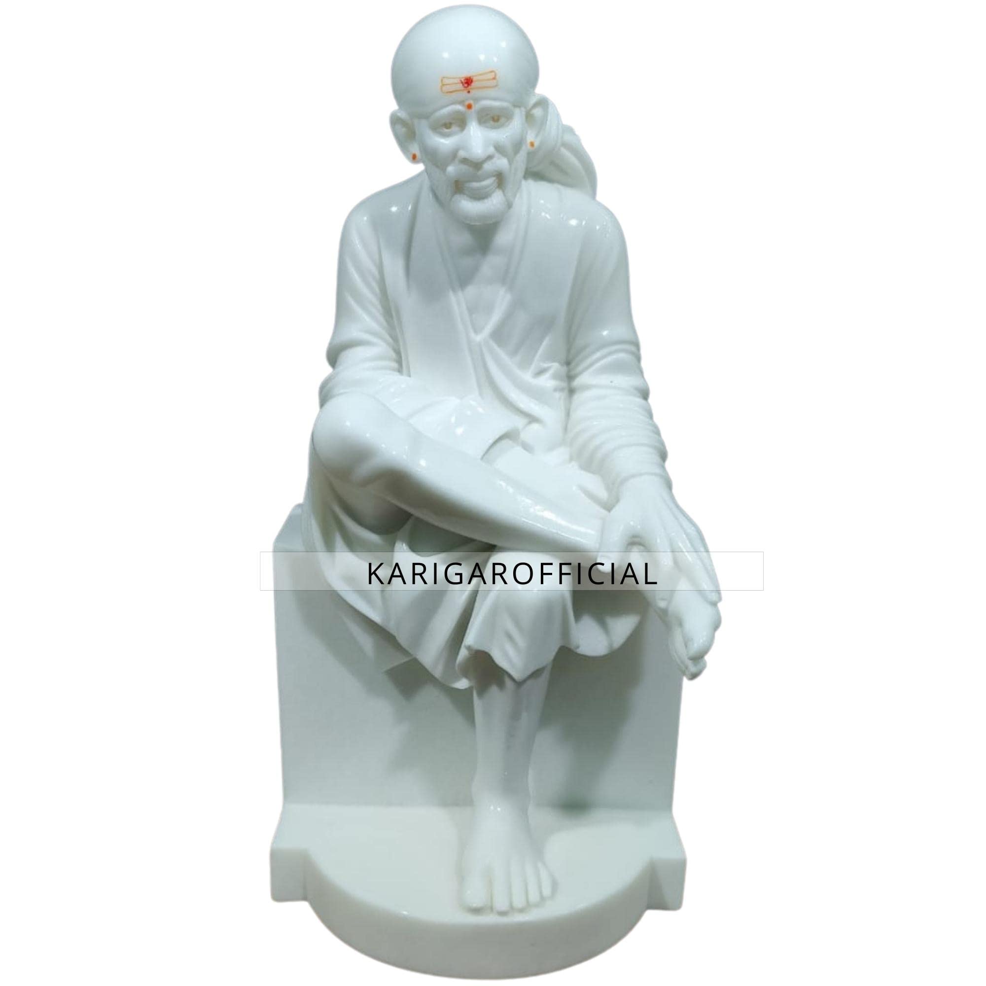 Buy Sai baba Statue, White Marble Sai Murti, Large 36 inches Sai baba