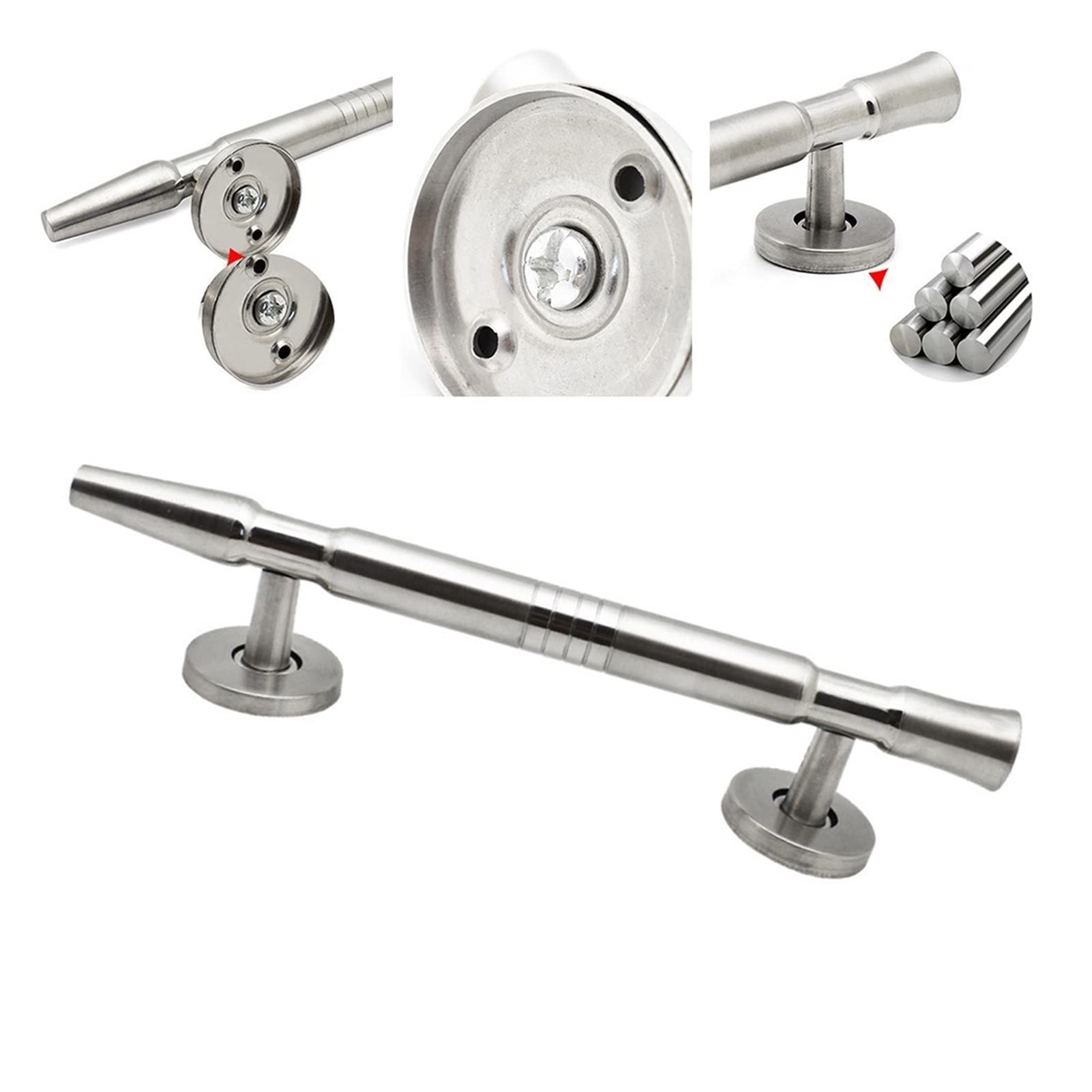 Edede One Color Sliding Door Hardware 1Pc Sliding Barn Door Handle Pull Flush Wood Door Handle Furniture Hardware For Cabinet Cupboard Interior Door