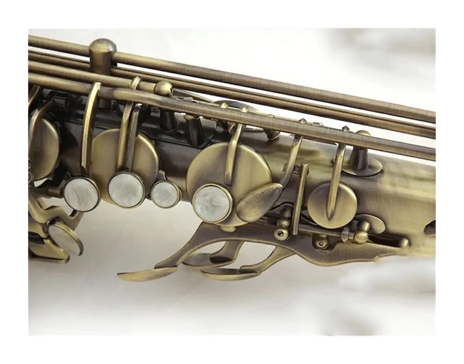 Antique B Strumento di Sassofono Tenor Tenor per i Principianti Performance del Test di valutazione Sax Ottone