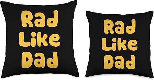 Miniatura 3 de Rad Like Dad Fathers Day Kids Rad Like Dad Toddler Throw Pillow, 16x16, Multicolor