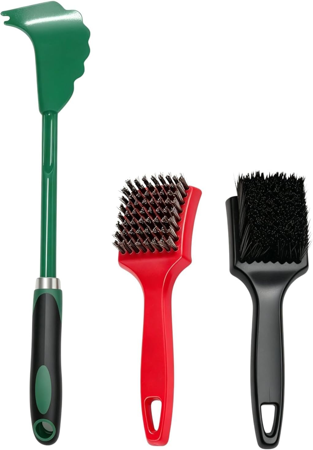 Lawn Mower Deck Cleaning Tool Kit with Scraper & 2 Brushes