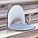 The Lakeside Collection Travel Folding Cushioned Seat 5 Adjustable Positions Blue Or Gray - Gray